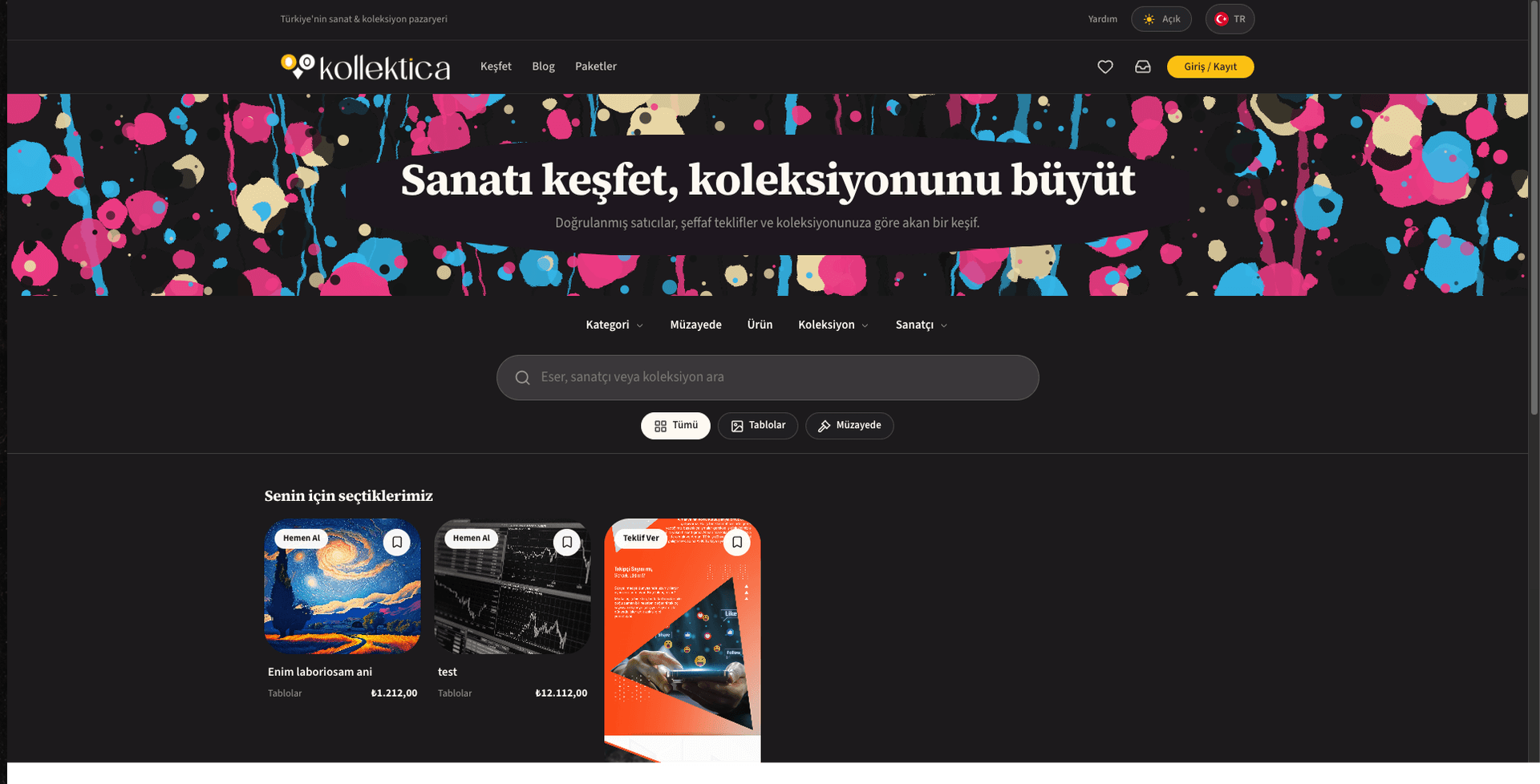 Kollektica proje görseli